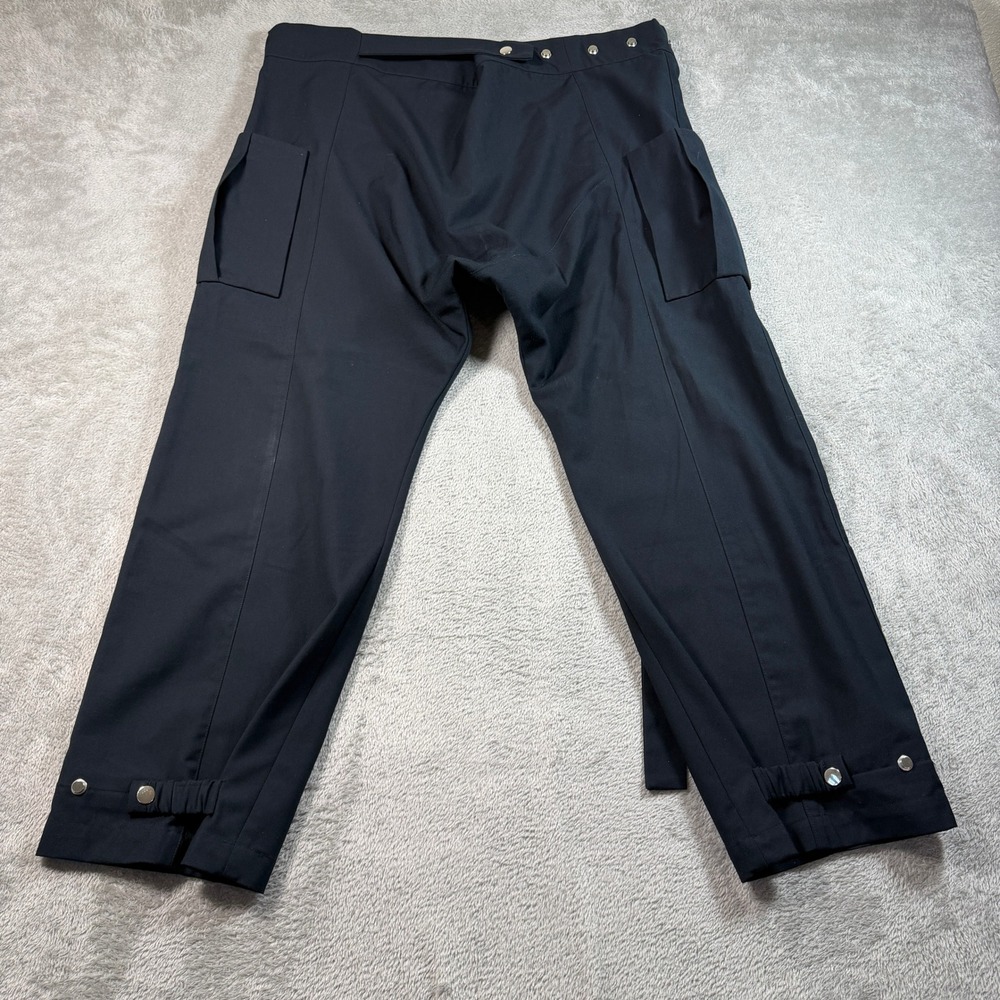 ORTTU Anomalous Pants Womens Free Size Black Drop Crotch Cargo Straps